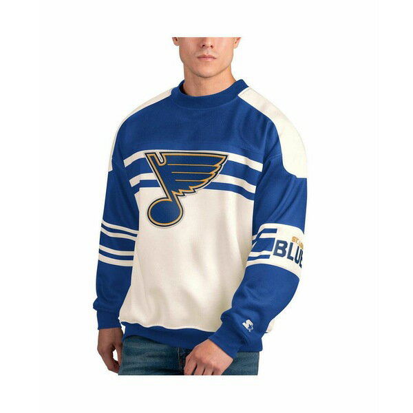   ѡåȥ  Men's White St. Louis Blues Defense Fleec...