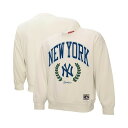 ミッチェル&ネス レディース カットソー トップス Women's Cream New York Yankees Cooperstown Collection ...