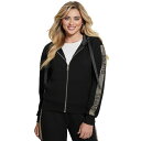 ゲス レディース パーカー・スウェットシャツ アウター Women's Studded Logo Sweatshirt Jet Black A996
