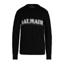 【送料無料】 バルマン メンズ ニット&セーター アウター Sweaters Black