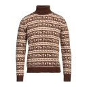 【送料無料】 ロベルトコリーナ メンズ ニット&セーター アウター Turtlenecks Brown