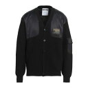 【送料無料】 モスキーノ メンズ カーディガン アウター Cardigans Black