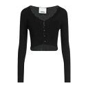【送料無料】 エリカ・カヴァリーニ レディース カーディガン アウター Cardigans Black