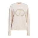 【送料無料】 ツインセット レディース ニット&セーター アウター Sweaters Beige
