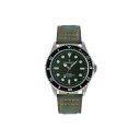 プジョー メンズ 腕時計 アクセサリー Men's 42mm Sport Bezel Watch with Khaki Green Dial and Canva...