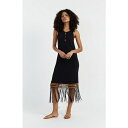 チンティアンドパーカー レディース ワンピース トップス Women's Laura Whitmore Beaded Dress Black