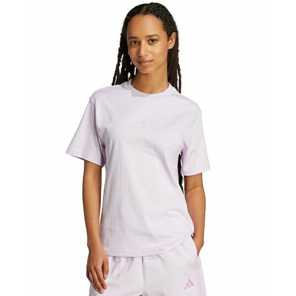 ǥ ǥ åȥ ȥåץ Women's Cotton Essentials 3-Stripe T-Shirt Icel...