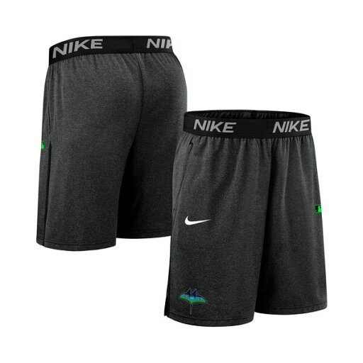 ナイキ メンズ カジュアルパンツ ボトムス Men's Black Tampa Bay Rays Authentic Collection City Connect Performance Knit Shorts Black ナイキ メンズ カジュアルパンツ ボトムス Men's Black Tampa Bay Rays Authentic Collection City Connect Performance Knit Shorts Black