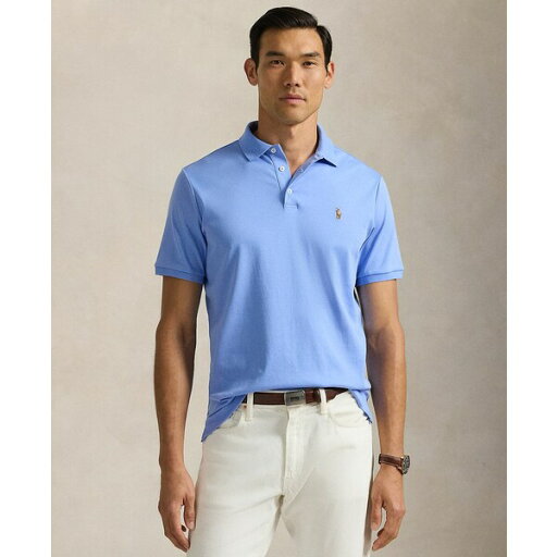 ラルフローレン メンズ シャツ トップス Men's Classic Fit Soft Cotton Polo Canvas Blue ラルフローレン メンズ シャツ トップス Men's Classic Fit Soft Cotton Polo Canvas Blue