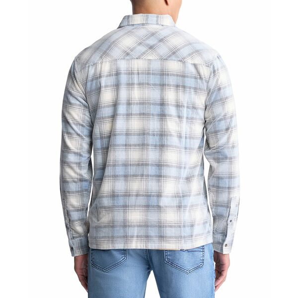 バッファロー・デイビッド・ビトン メンズ シャツ トップス Men's Satro Classic-Fit Plaid Button-Down Corduroy Shirt Deep Ultra