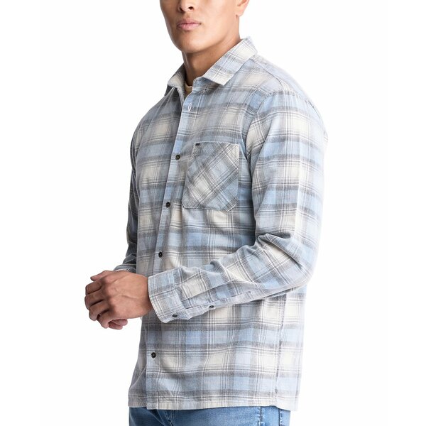 バッファロー・デイビッド・ビトン メンズ シャツ トップス Men's Satro Classic-Fit Plaid Button-Down Corduroy Shirt Deep Ultra