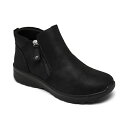 スケッチャーズ レディース ブーツ シューズ Women's Lovely Vibe Zip Boots from Finish Line Black