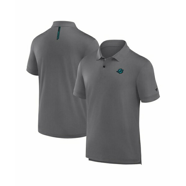 եʥƥ   ȥåץ Men's Heather Gray Miami Dolphins Front Office Mo...