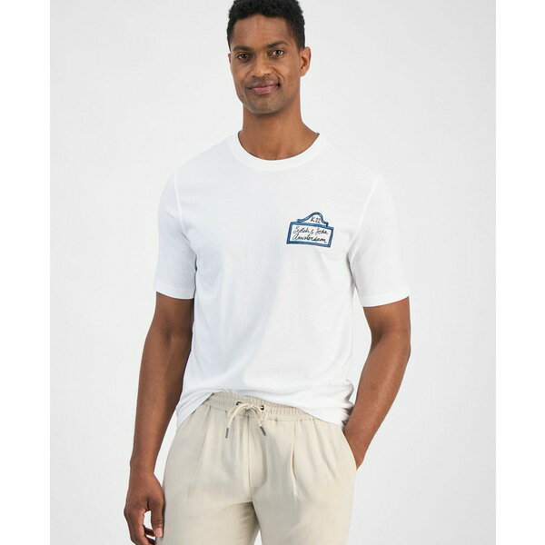 åɥ   ȥåץ Men's Regular-Fit Graphic T-Shirt Bright White