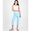 ジェイエムコレクション レディース カジュアルパンツ ボトムス Petite Rivet-Detail Capri Pants, Created for Macy's Riviera Blue