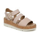 ドクター・ショール レディース サンダル シューズ Women's Once Twice Espadrille Platform Sandals Petal Pink Faux Leather