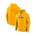 ファナティクス メンズ パーカー・スウェットシャツ アウター Men's Gold Pittsburgh Penguins Authentic Pro Seco...