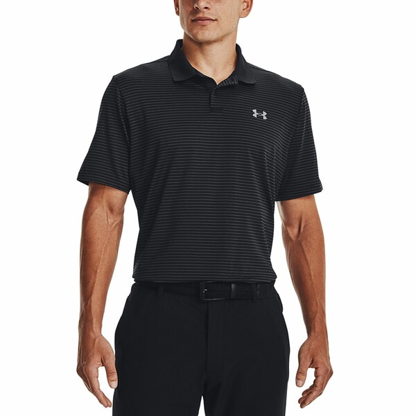 ޡ   ȥåץ Men's Matchplay Printed Logo Polo Shirt Black / ...