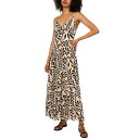 ワンステイト レディース ワンピース トップス Women's V-Neck Empire-Waist Tiered Maxi Dress Sunflower