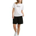 リーボック レディース カットソー トップス Women's Snake-Print Logo T-Shirt White(4)