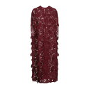 VALENTINO @eBm s[X gbvX fB[X Midi dresses Burgundy