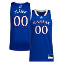 アディダス メンズ ユニフォーム トップス Kansas Jayhawks adidas Unisex PickAPlayer NIL Men's Basketball Jersey Royal