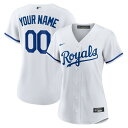 ナイキ レディース ユニフォーム トップス Kansas City Royals Nike Women 039 s Replica Custom Jersey White