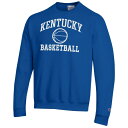 チャンピオン メンズ パーカー・スウェットシャツ アウター Kentucky Wildcats Champion Basketball Icon Pullover Crewneck Sweatshirt Royal