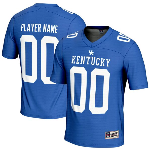 ゲームデイグレーツ メンズ ユニフォーム トップス Kentucky Wildcats GameDay Greats NIL PickAPlayer Football Jersey Royal