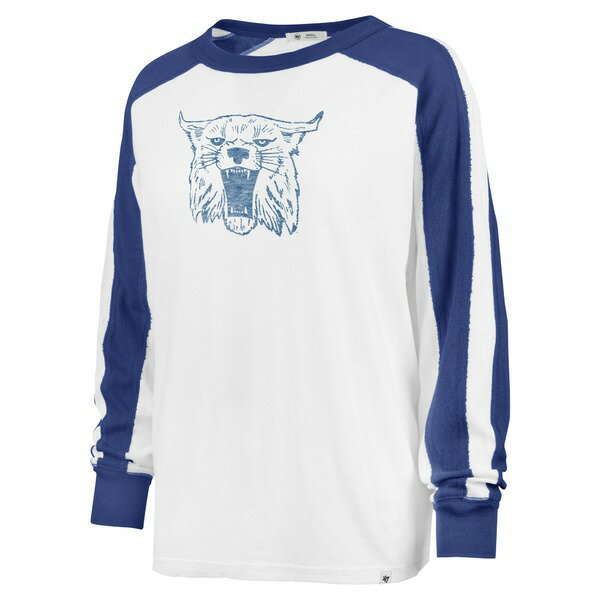 フォーティーセブン レディース Tシャツ トップス Kentucky Wildcats 039 47 Women 039 s Premier Caribou Long Sleeve TShirt White