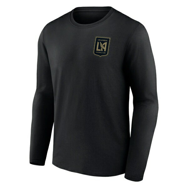 ファナティクス メンズ Tシャツ トップス LAFC Fanatics Branded Constant Success Long Sleeve TShirt Black