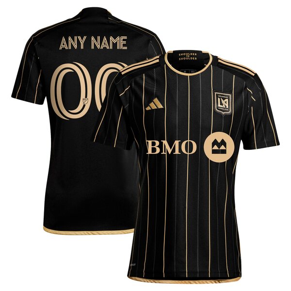 アディダス メンズ ユニフォーム トップス LAFC adidas 2024 Primary Replica Custom Jersey Black