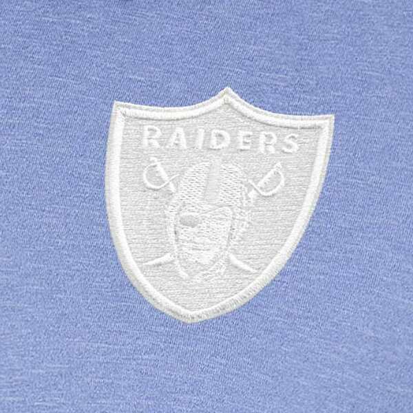 ƥ ǥ ݥ ȥåץ Las Vegas Raiders Antigua Women's White Logo Matter Polo Lavender