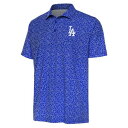 アンティグア メンズ ポロシャツ トップス Los Angeles Dodgers Antigua Terrace Polo Royal