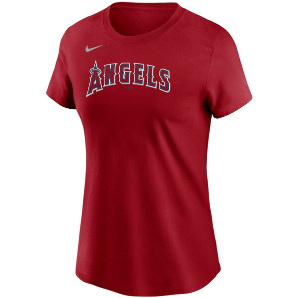 ナイキ レディース Tシャツ トップス Mike Trout Los Angeles Angels Nike Women's Name & Number TShirt Red