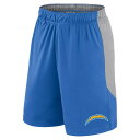 ファナティクス メンズ Tシャツ トップス Los Angeles Chargers Fanatics Branded Big Tall Team Logo Shorts Powder Blue