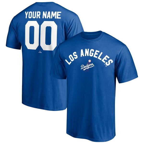 եʥƥ  T ȥåץ Los Angeles Dodgers Fanatics Branded Cooperstown Winning Streak Personalized Name &Number TShirt Royal
