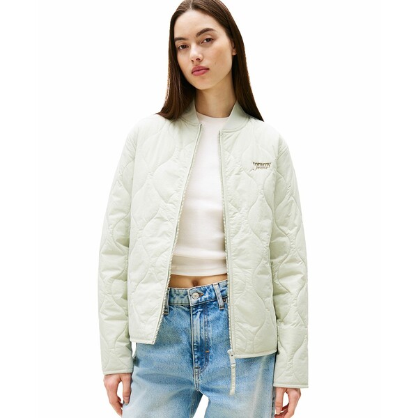 トミーヒルフィガー レディース ジャケット＆ブルゾン アウター Women's Onion Quilt Logo Jacket Mist..