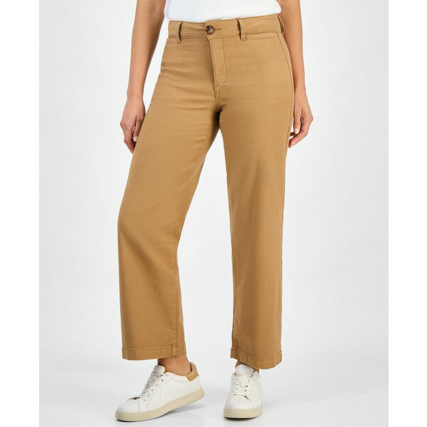 スタイルアンドコー レディース カジュアルパンツ ボトムス Petite Mid Rise Wide-Leg Pants, Macy's E..
