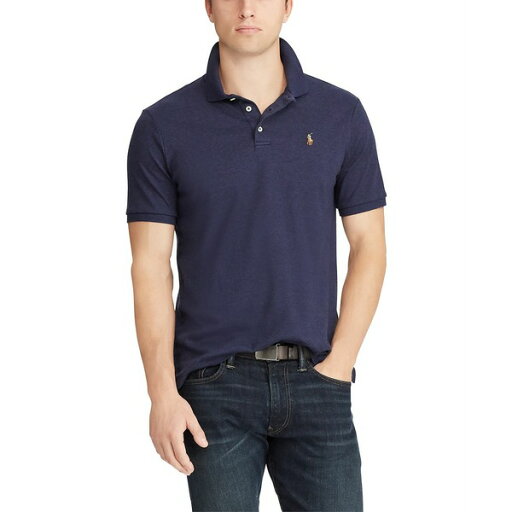 ラルフローレン メンズ シャツ トップス Men's Big & Tall Classic Fit Soft Cotton Polo Spring Navy Heather ラルフローレン メンズ シャツ トップス Men's Big & Tall Classic Fit Soft Cotton Polo Spring Navy Heather