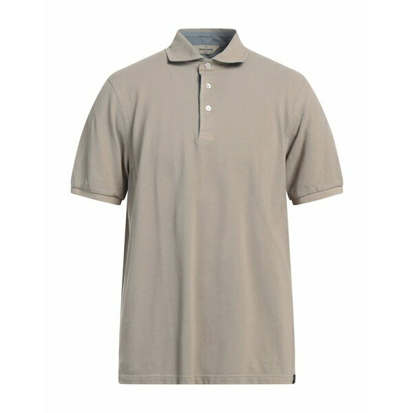 【送料無料】 グランサッソ メンズ ポロシャツ トップス Polo shirts Khaki