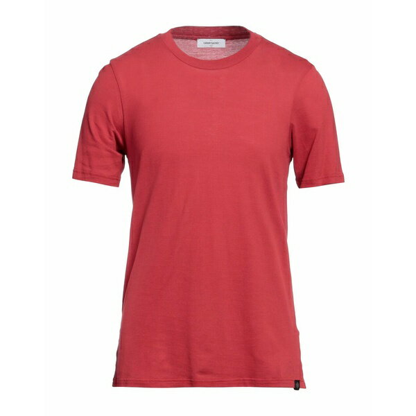 【送料無料】 グランサッソ メンズ Tシャツ トップス T-shirts Red