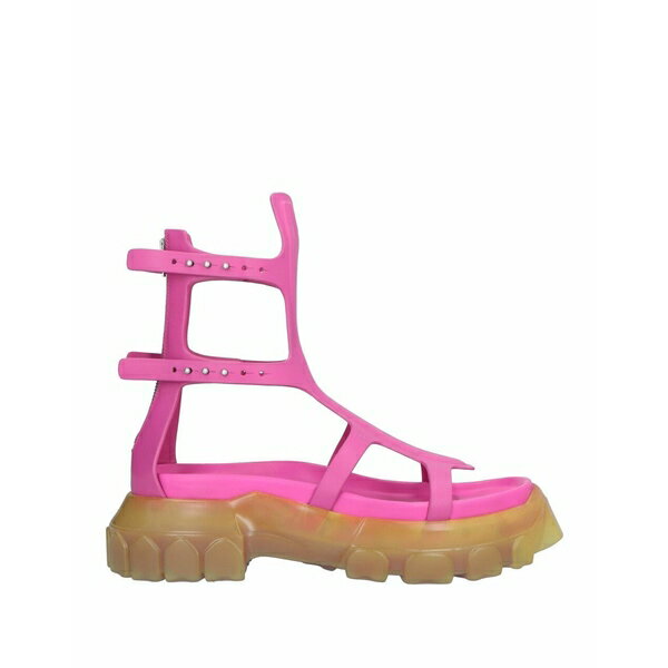 【送料無料】 リックオウエンス メンズ サンダル シューズ Sandals Fuchsia