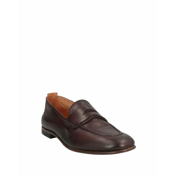 【送料無料】 シルバノ・サセッティ メンズ スリッポン・ローファー シューズ Loafers Dark brown 2