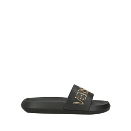 【送料無料】 ヴェルサーチ メンズ サンダル シューズ Sandals Black