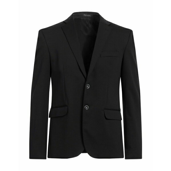 【送料無料】 エレディ デル ドゥカ メンズ ジャケット＆ブルゾン アウター Blazers Black(4)