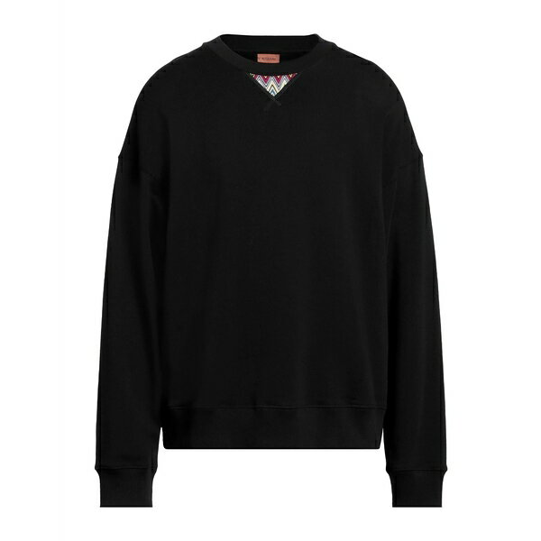 【送料無料】 ミッソーニ メンズ パーカー・スウェットシャツ アウター Sweatshirts Black