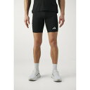 アディダス メンズ バスケットボール スポーツ OWN THE RUN SHORT - Leggings - black