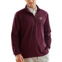 ビンテージアパレル メンズ ジャケット＆ブルゾン アウター Harvard Crimson FlatBack Rib 1/4Zip Pullover Sweater Maroon