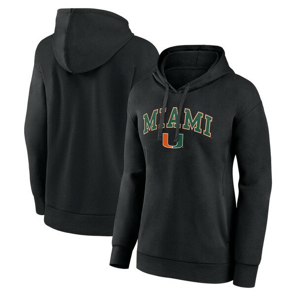 ファナティクス レディース パーカー・スウェットシャツ アウター Miami Hurricanes Fanatics Branded ..